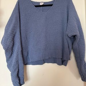 Blue 🔵 Cropped 🔵 Sweater from Tilly’s